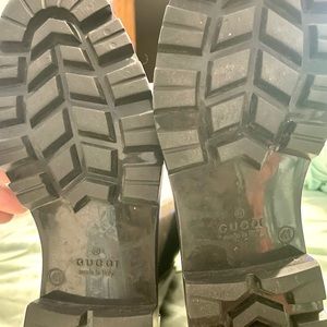 Gucci Size 41 ( US 10.5 - 11) Blackish/Grey Rain Boots!
